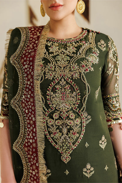 Alizeh | Aymal Luxury Bamber Chiffon | AF-BHM-4075-Hyan - Formal Dress - available at Maria Faisal in UK and USA.