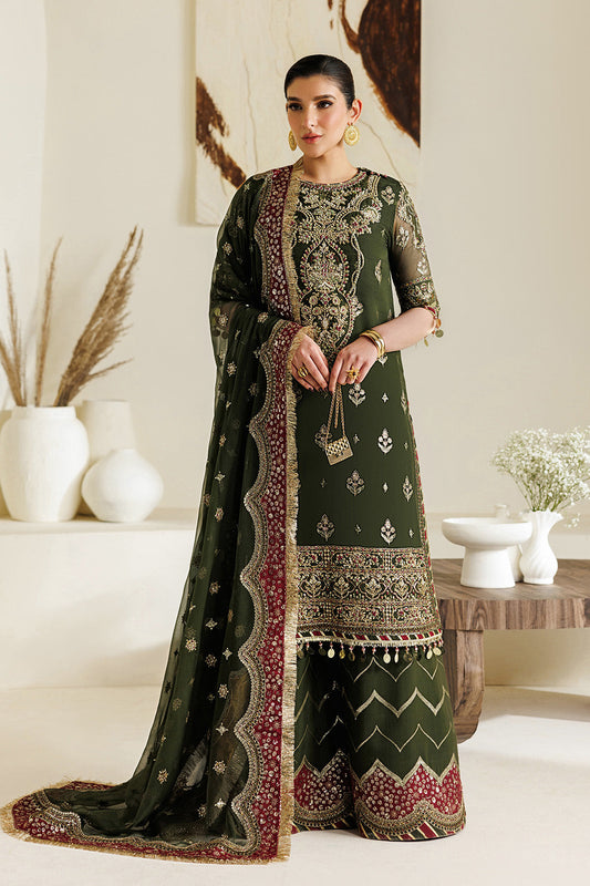 Alizeh | Aymal Luxury Bamber Chiffon | AF-BHM-4075-Hyan - Formal Dress - available at Maria Faisal in UK and USA.