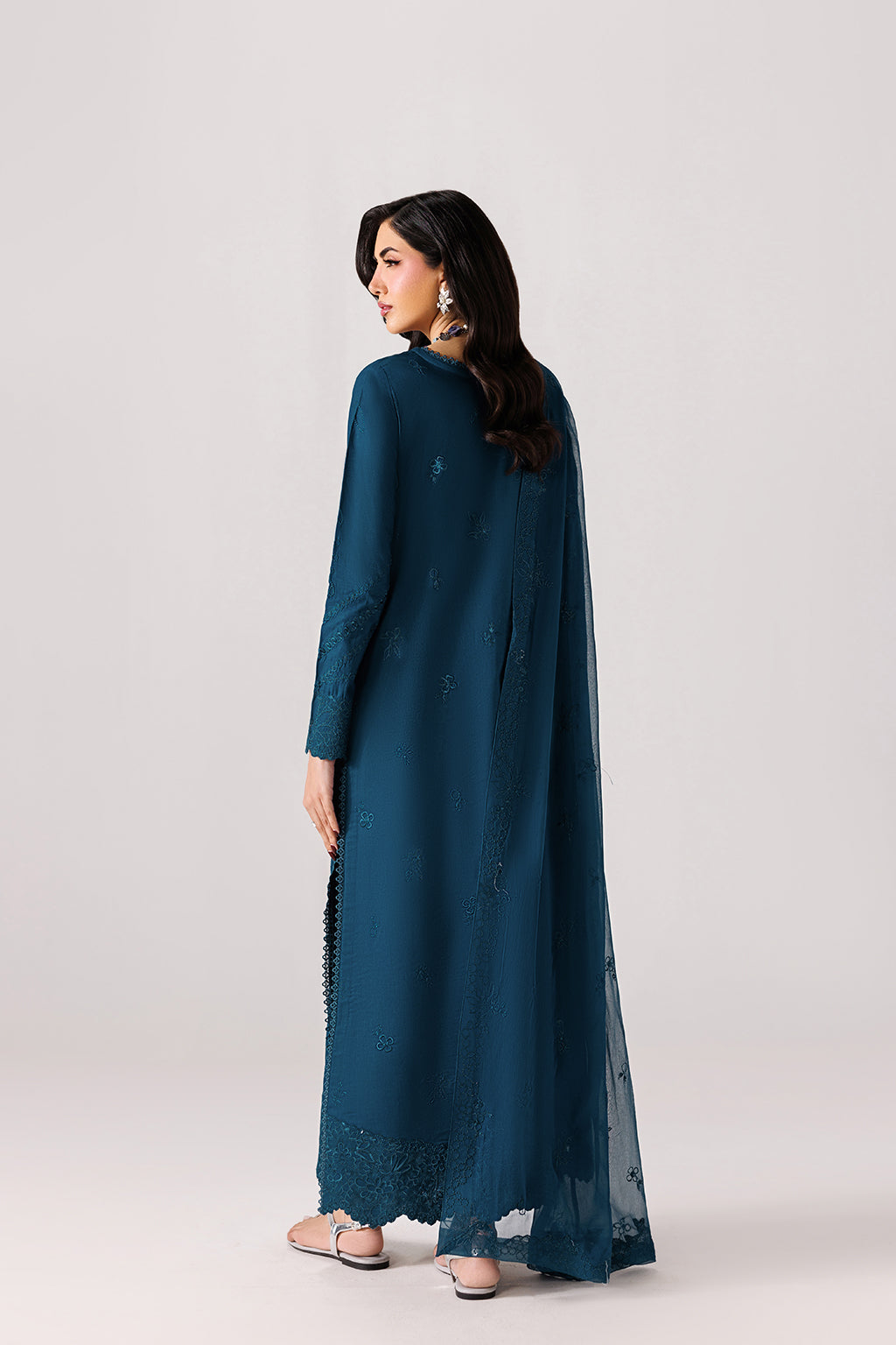 Emaan Adeel | Beyond Basics Eid Pret 26 | SERENE - Luxury Dress - available at Maria Faisal in UK and USA.