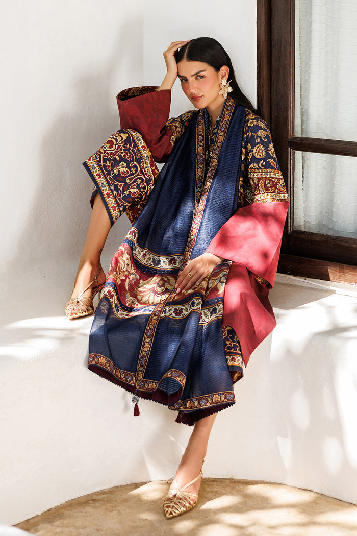 Jazmin | Summer Lawn 26 | USE-9309 - Dress - available at Maria Faisal in UK and USA.