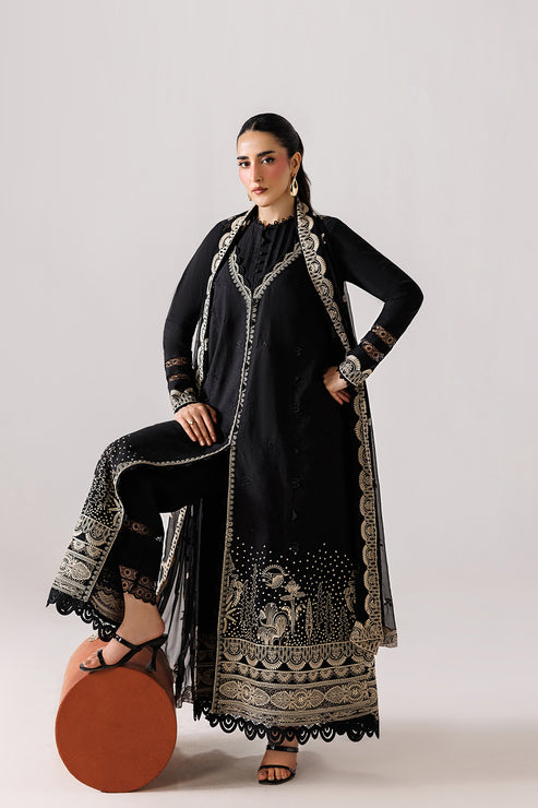 Emaan Adeel | Beyond Basics Eid Pret 26 | ELEVE - Luxury Dress - available at Maria Faisal in UK and USA.