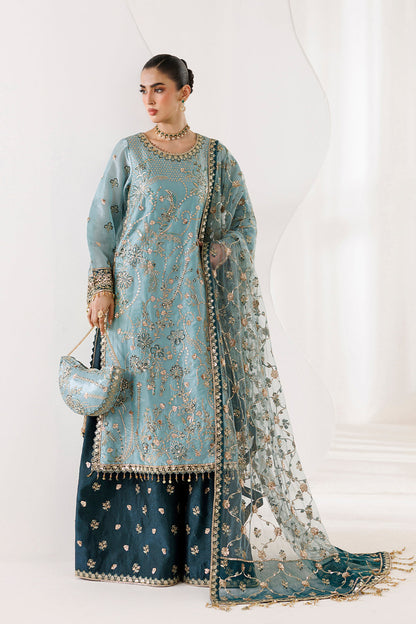 Alizeh | La Ruhe Formals | AF-CH-2266-Scotch - Formal Dress - available at Maria Faisal in UK and USA.