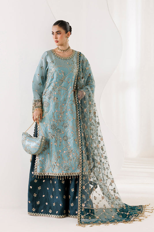 Alizeh | La Ruhe Formals | AF-CH-2266-Scotch - Formal Dress - available at Maria Faisal in UK and USA.