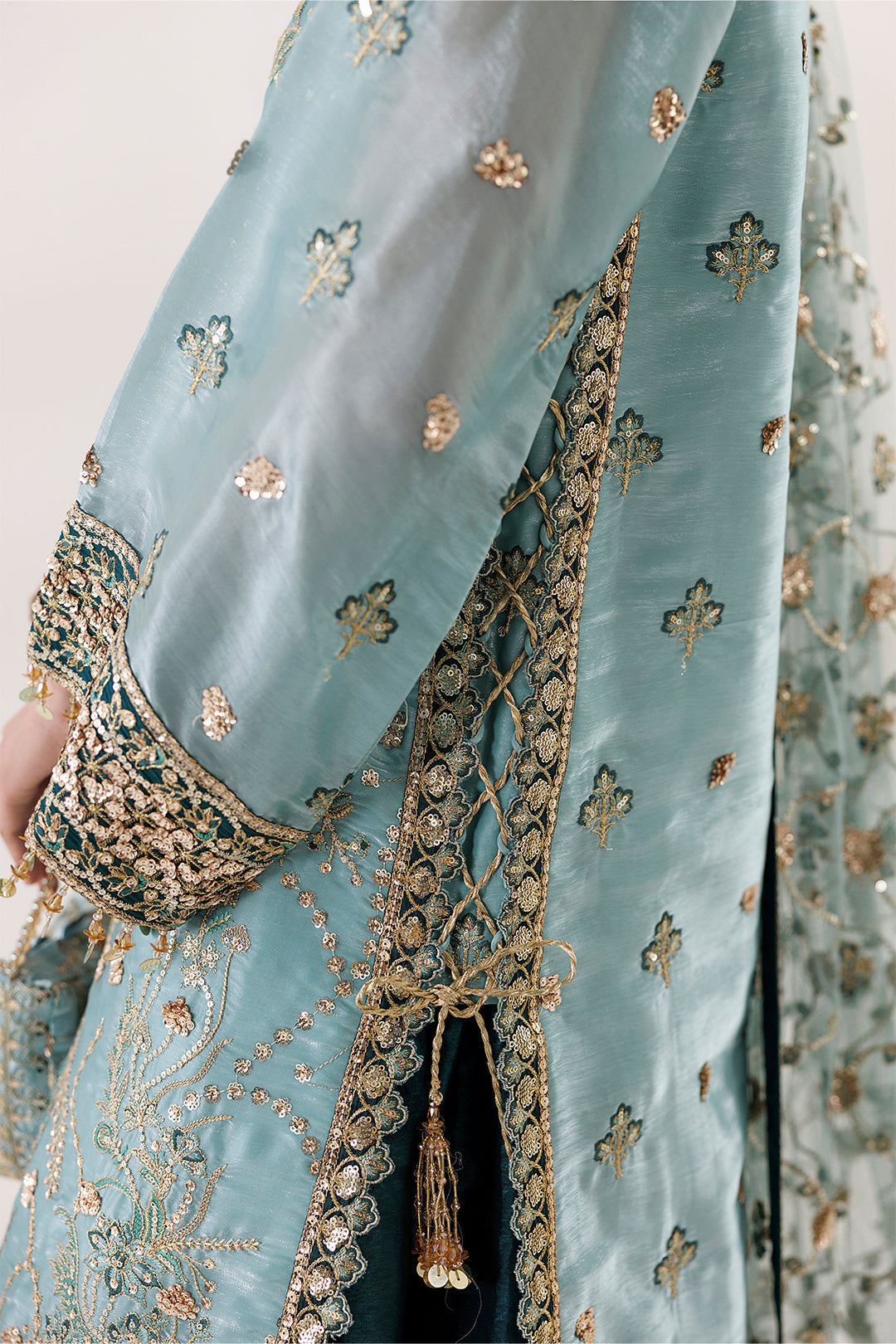 Alizeh | La Ruhe Formals | AF-CH-2266-Scotch - Formal Dress - available at Maria Faisal in UK and USA.