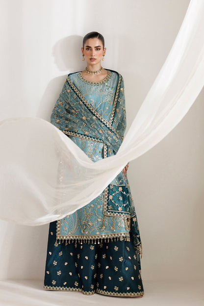 Alizeh | La Ruhe Formals | AF-CH-2266-Scotch - Formal Dress - available at Maria Faisal in UK and USA.