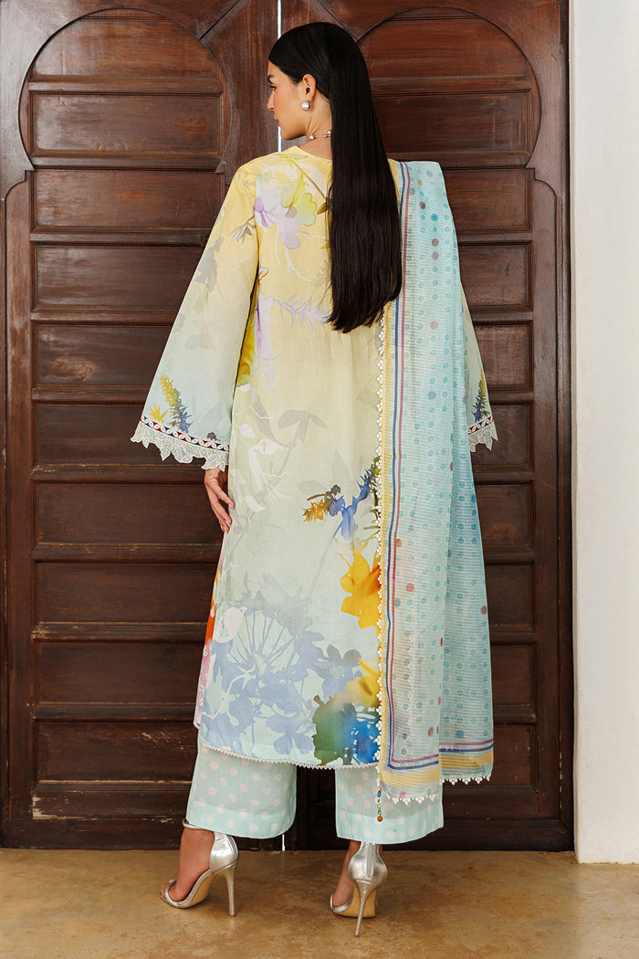 Jazmin | Summer Lawn 26 | USE-9292 - Dress - available at Maria Faisal in UK and USA.