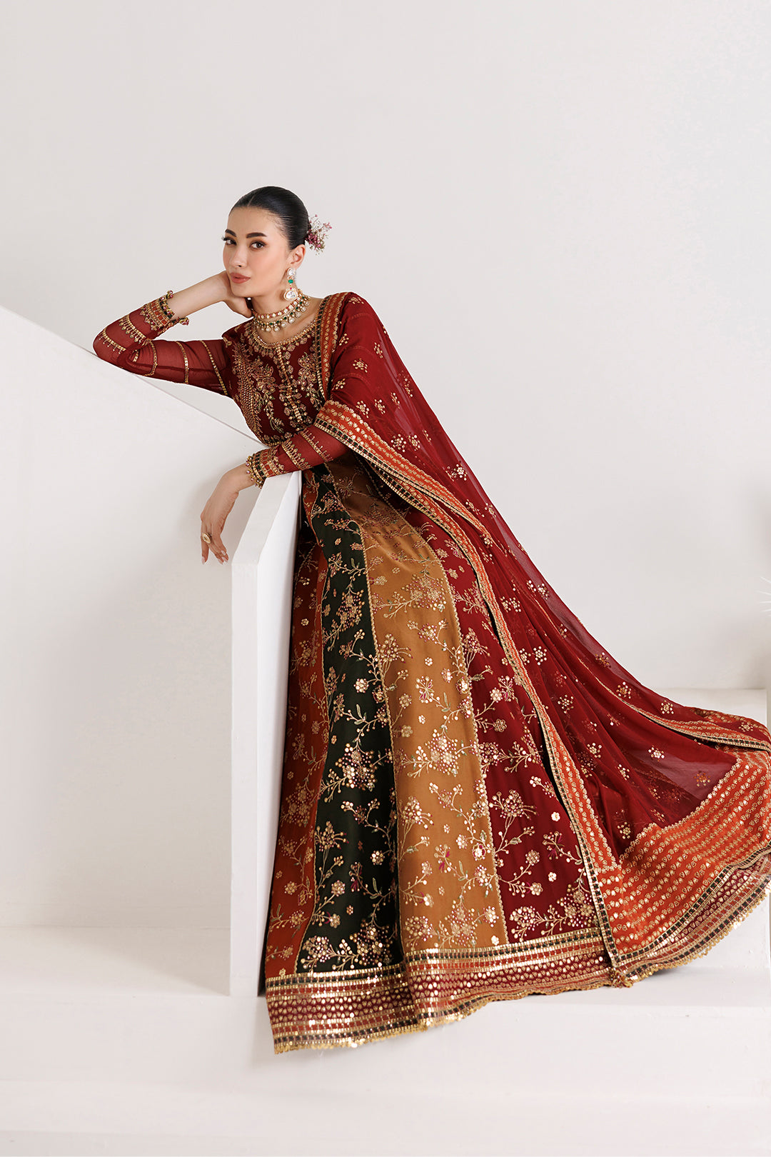 Alizeh | La Ruhe Formals | AF-CH-2263-Crystal - Formal Dress - available at Maria Faisal in UK and USA.