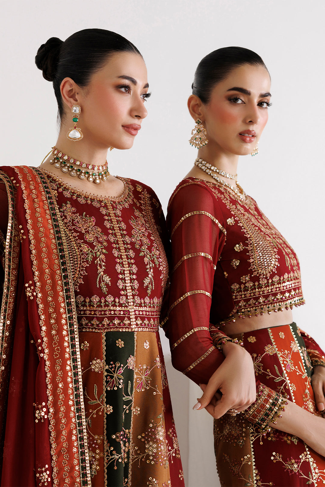 Alizeh | La Ruhe Formals | AF-CH-2263-Crystal - Formal Dress - available at Maria Faisal in UK and USA.