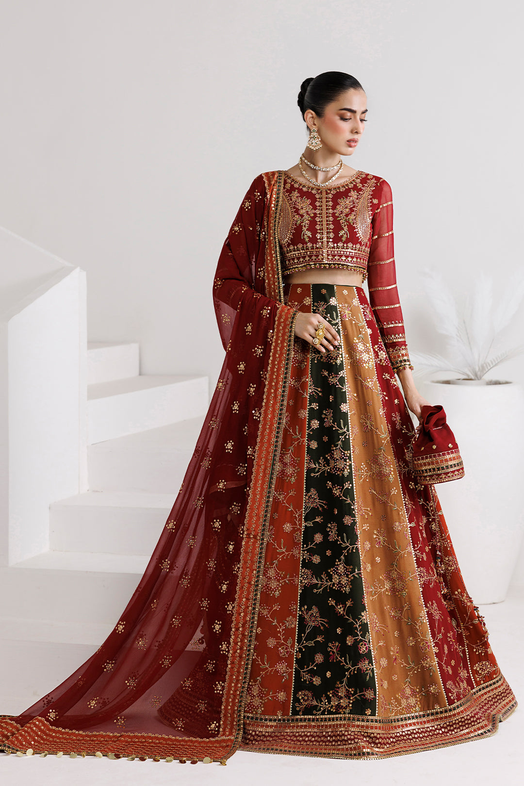 Alizeh | La Ruhe Formals | AF-CH-2263-Crystal - Formal Dress - available at Maria Faisal in UK and USA.