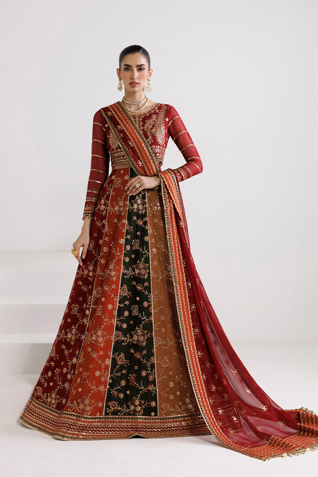 Alizeh | La Ruhe Formals | AF-CH-2263-Crystal - Formal Dress - available at Maria Faisal in UK and USA.