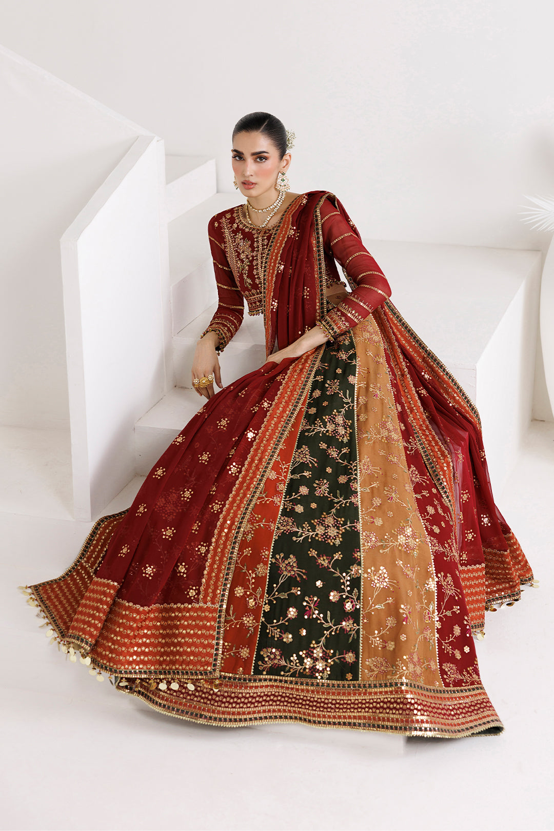 Alizeh | La Ruhe Formals | AF-CH-2263-Crystal - Formal Dress - available at Maria Faisal in UK and USA.
