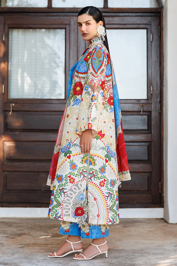 Jazmin | Summer Lawn 26 | USE-9312 - Dress - available at Maria Faisal in UK and USA.