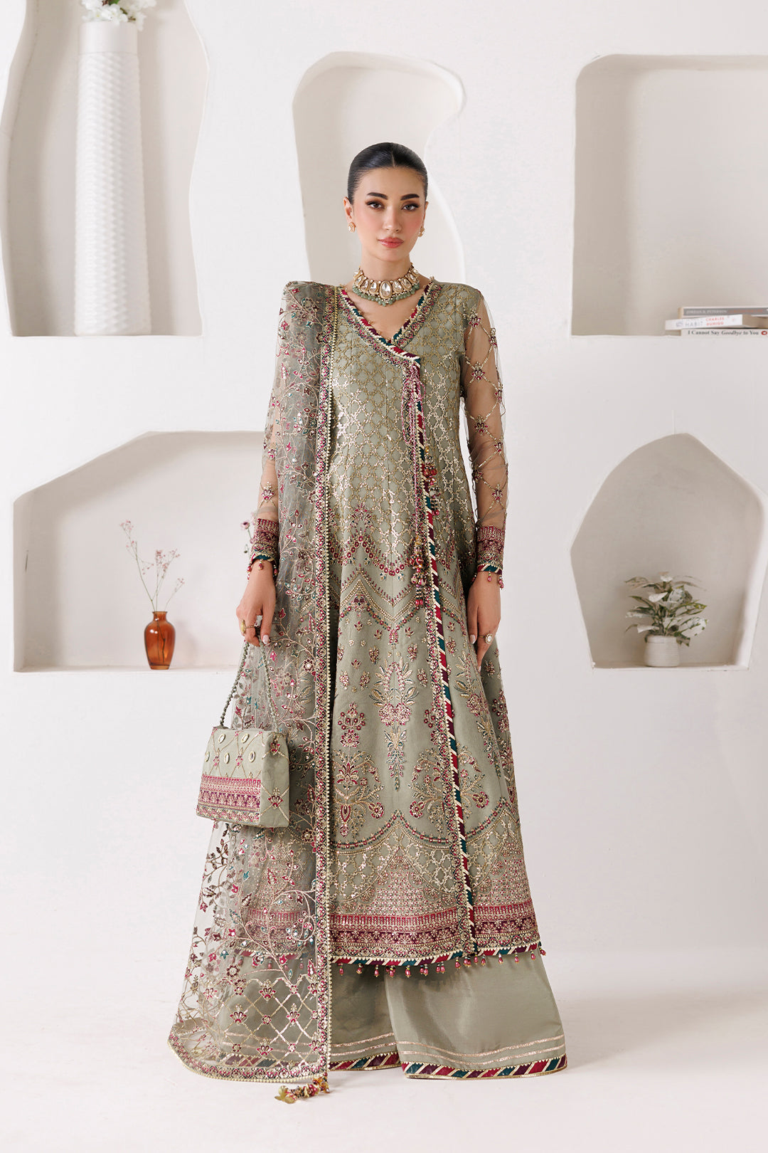 Alizeh | La Ruhe Formals | AF-CH-2268-Grace - Formal Dress - available at Maria Faisal in UK and USA.