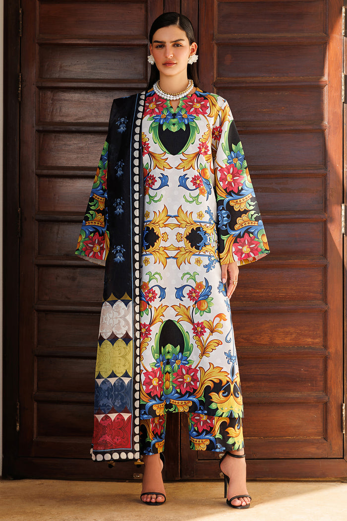 Jazmin | Summer Lawn 26 | USE-9324 - Dress - available at Maria Faisal in UK and USA.