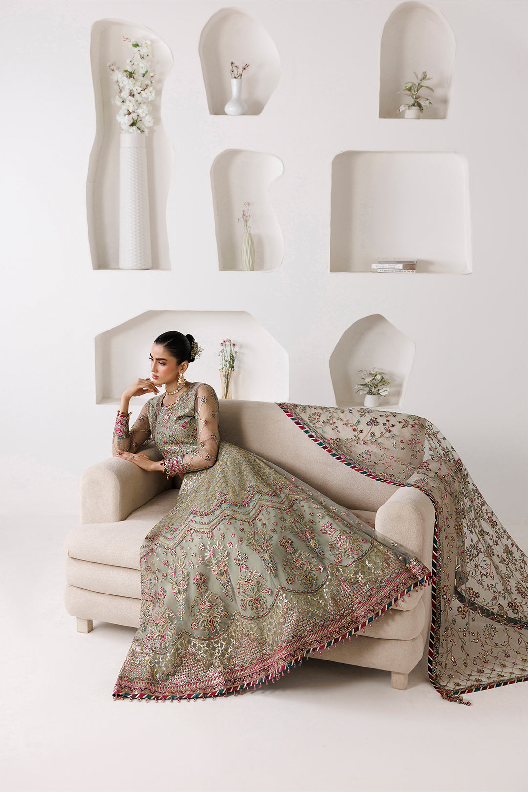 Alizeh | La Ruhe Formals | AF-CH-2268-Grace - Formal Dress - available at Maria Faisal in UK and USA.