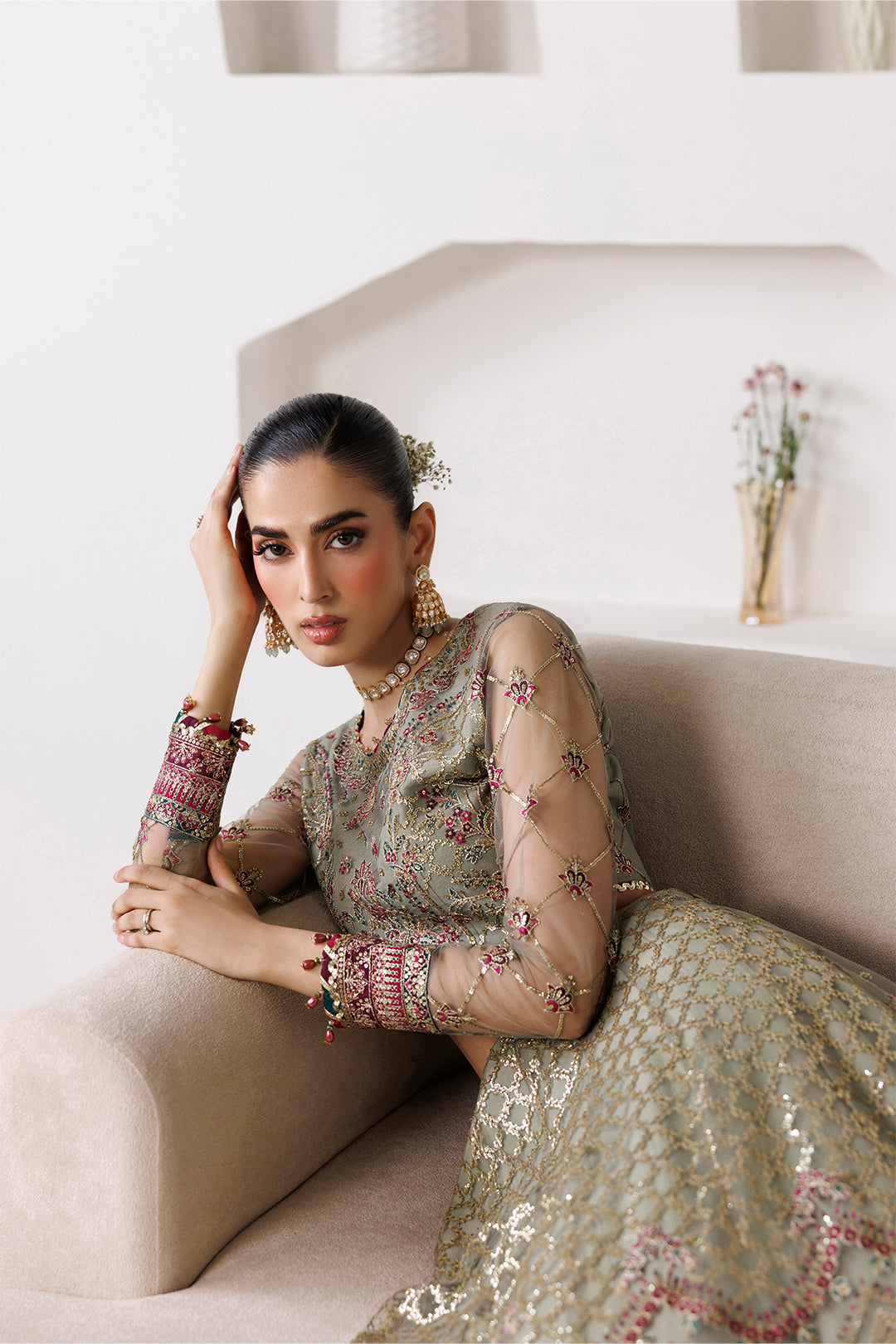 Alizeh | La Ruhe Formals | AF-CH-2268-Grace - Formal Dress - available at Maria Faisal in UK and USA.