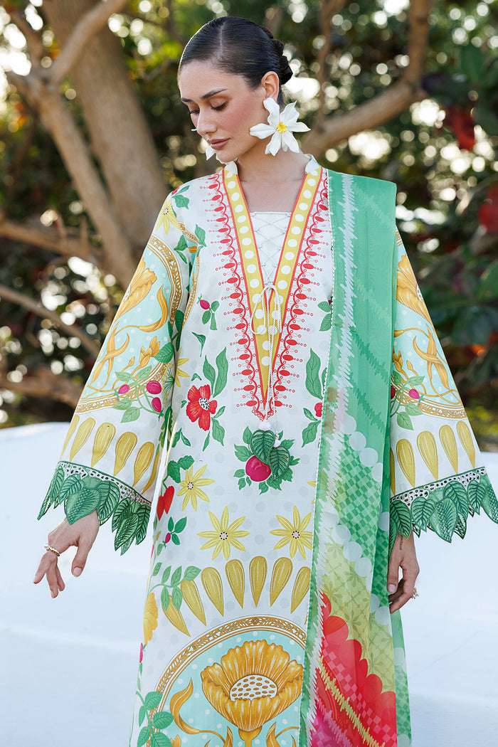 Jazmin | Summer Lawn 26 | USE-9286 - Dress - available at Maria Faisal in UK and USA.