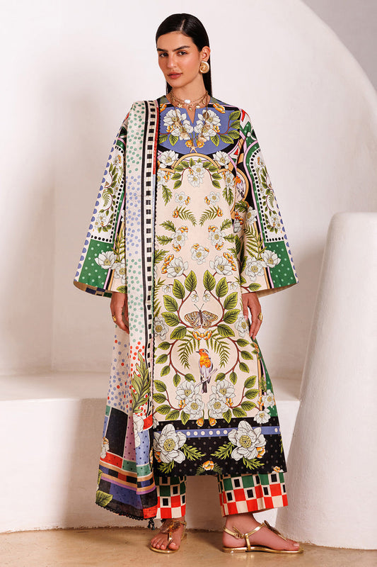 Jazmin | Summer Lawn 26 | USE-9319 - Dress - available at Maria Faisal in UK and USA.
