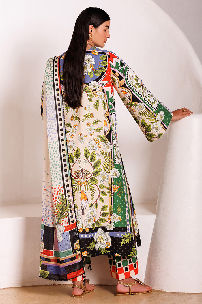 Jazmin | Summer Lawn 26 | USE-9319 - Dress - available at Maria Faisal in UK and USA.