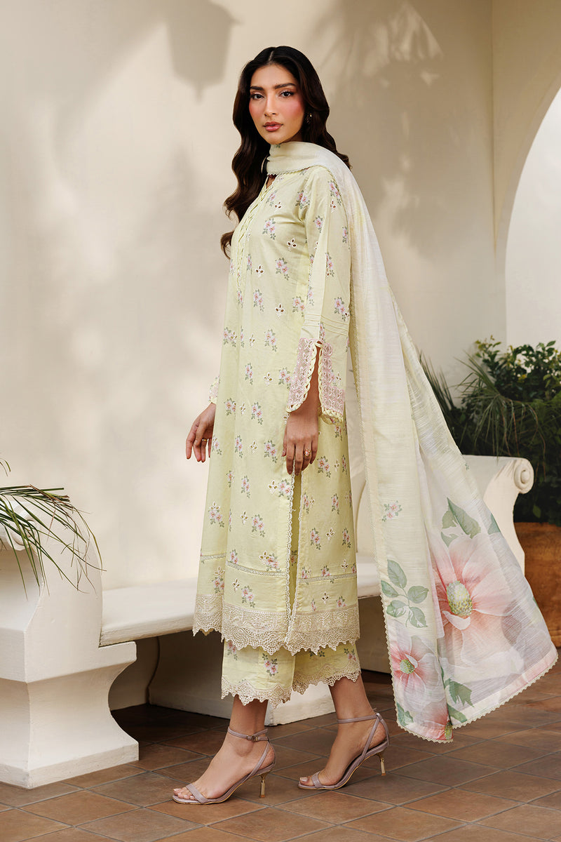 Zarif | Amani Eid Lawn 26 | ZL-RTW-26 DAAHR - Luxury Dress - available at Maria Faisal in UK and USA.