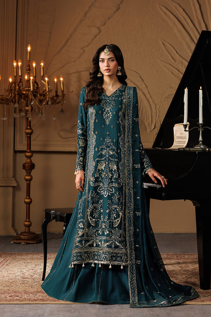 Emaan Adeel | Celeste Festive Edit | ASTERIA - Formal Dress - available at Maria Faisal in UK and USA.
