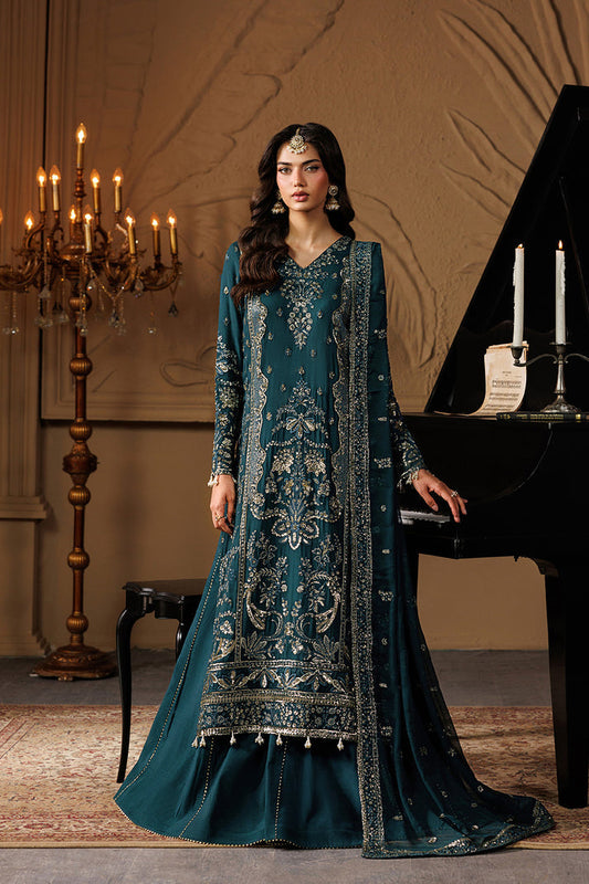 Emaan Adeel | Celeste Festive Edit | ASTERIA - Formal Dress - available at Maria Faisal in UK and USA.