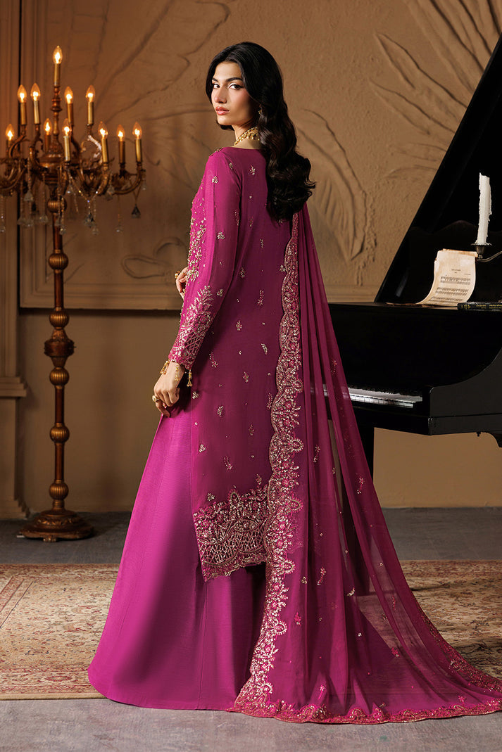 Emaan Adeel | Celeste Festive Edit | EMBER - Formal Dress - available at Maria Faisal in UK and USA.
