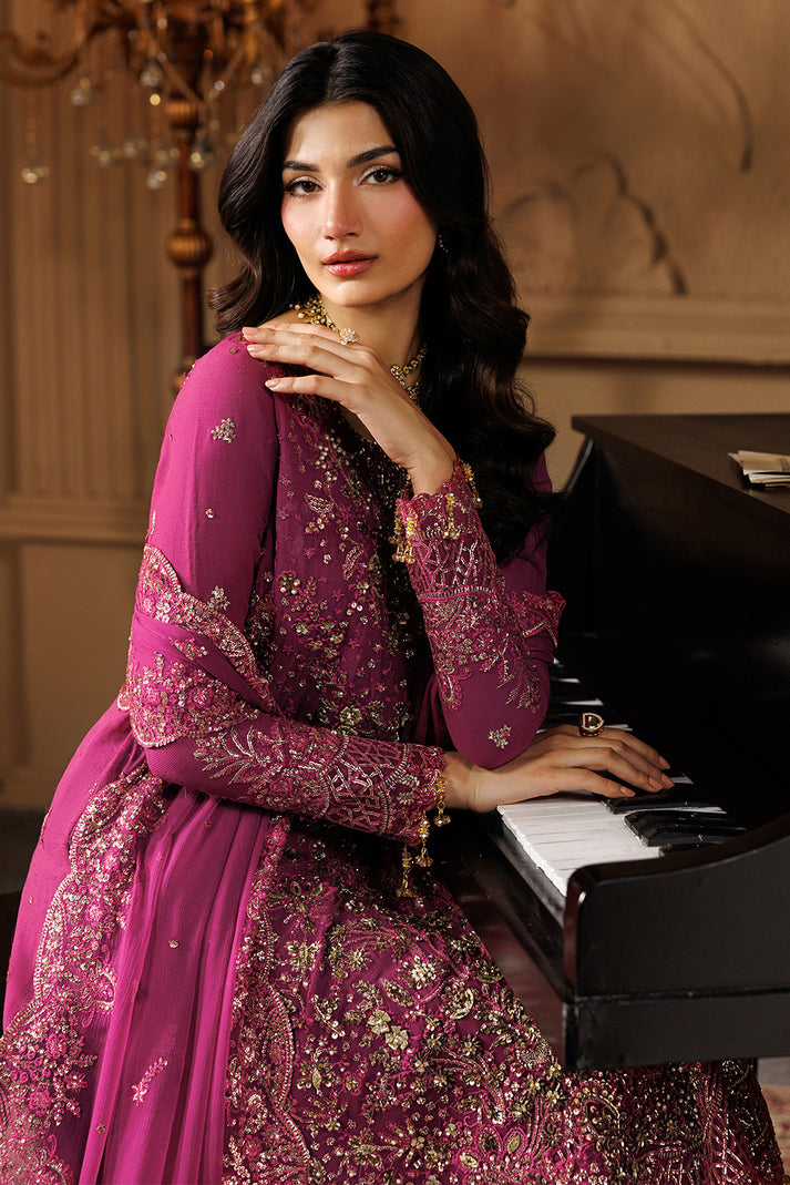 Emaan Adeel | Celeste Festive Edit | EMBER - Formal Dress - available at Maria Faisal in UK and USA.