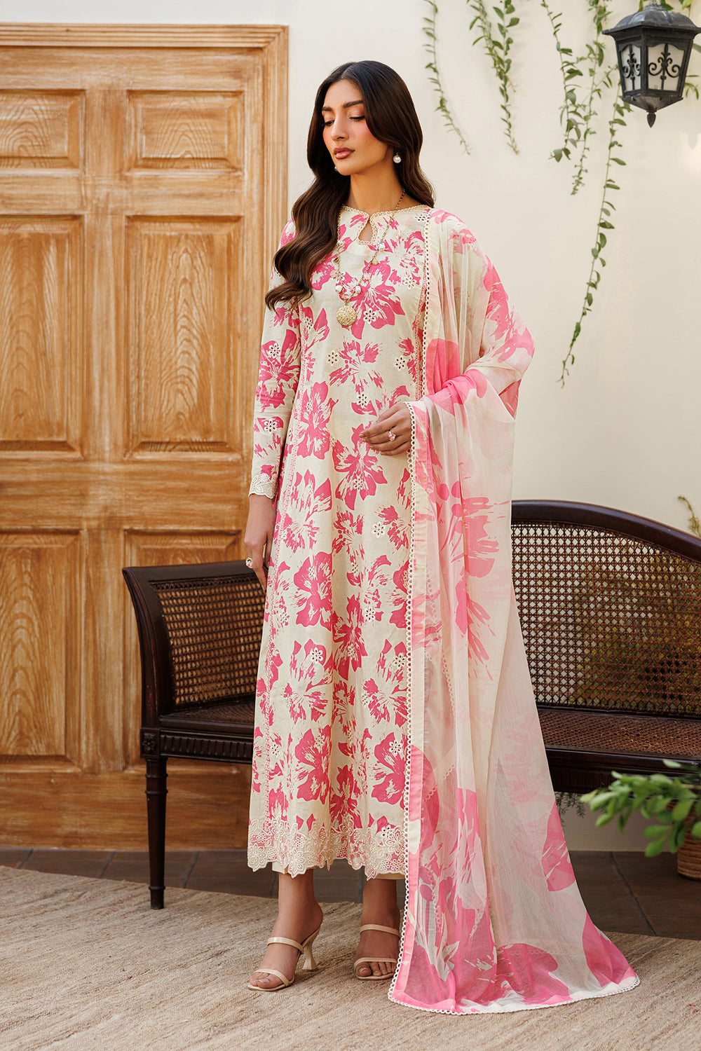 Zarif | Amani Eid Lawn 26 | ZL-RTW-26 BITAH - Luxury Dress - available at Maria Faisal in UK and USA.