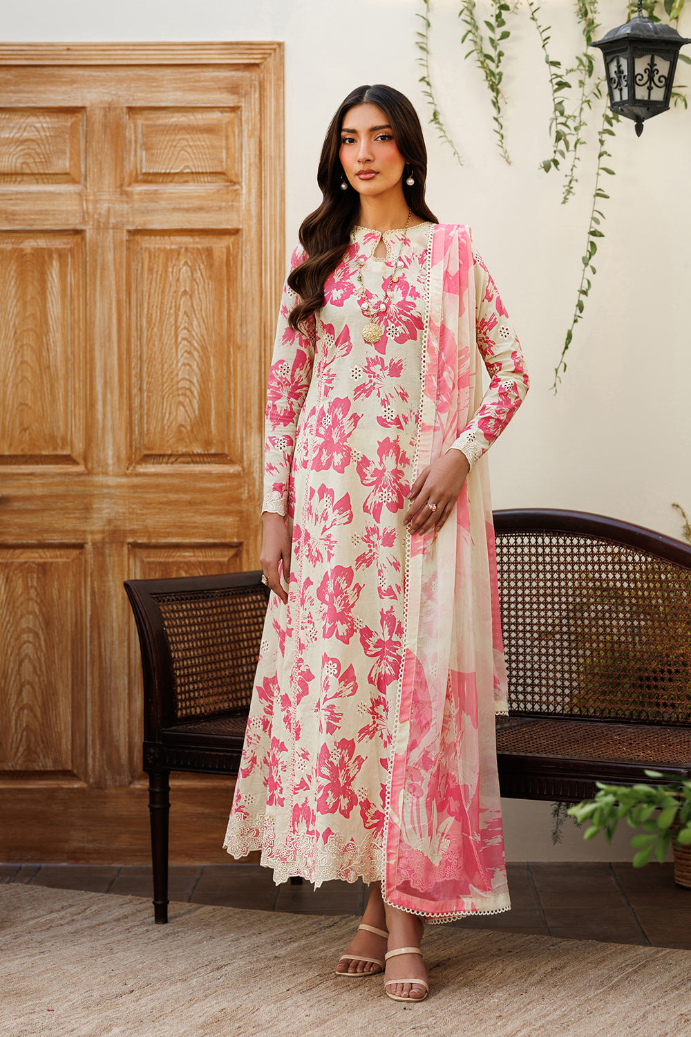Zarif | Amani Eid Lawn 26 | ZL-RTW-26 BITAH - Luxury Dress - available at Maria Faisal in UK and USA.