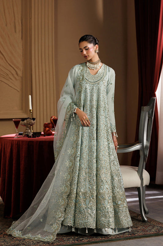 Emaan Adeel | Celeste Festive Edit | HALO - Formal Dress - available at Maria Faisal in UK and USA.