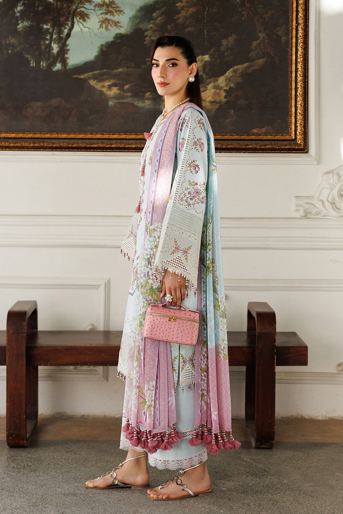 Alizeh | Eid Festive Lawn | AF-EL-7050-Sabrina - Luxury Dress - available at Maria Faisal in UK and USA.