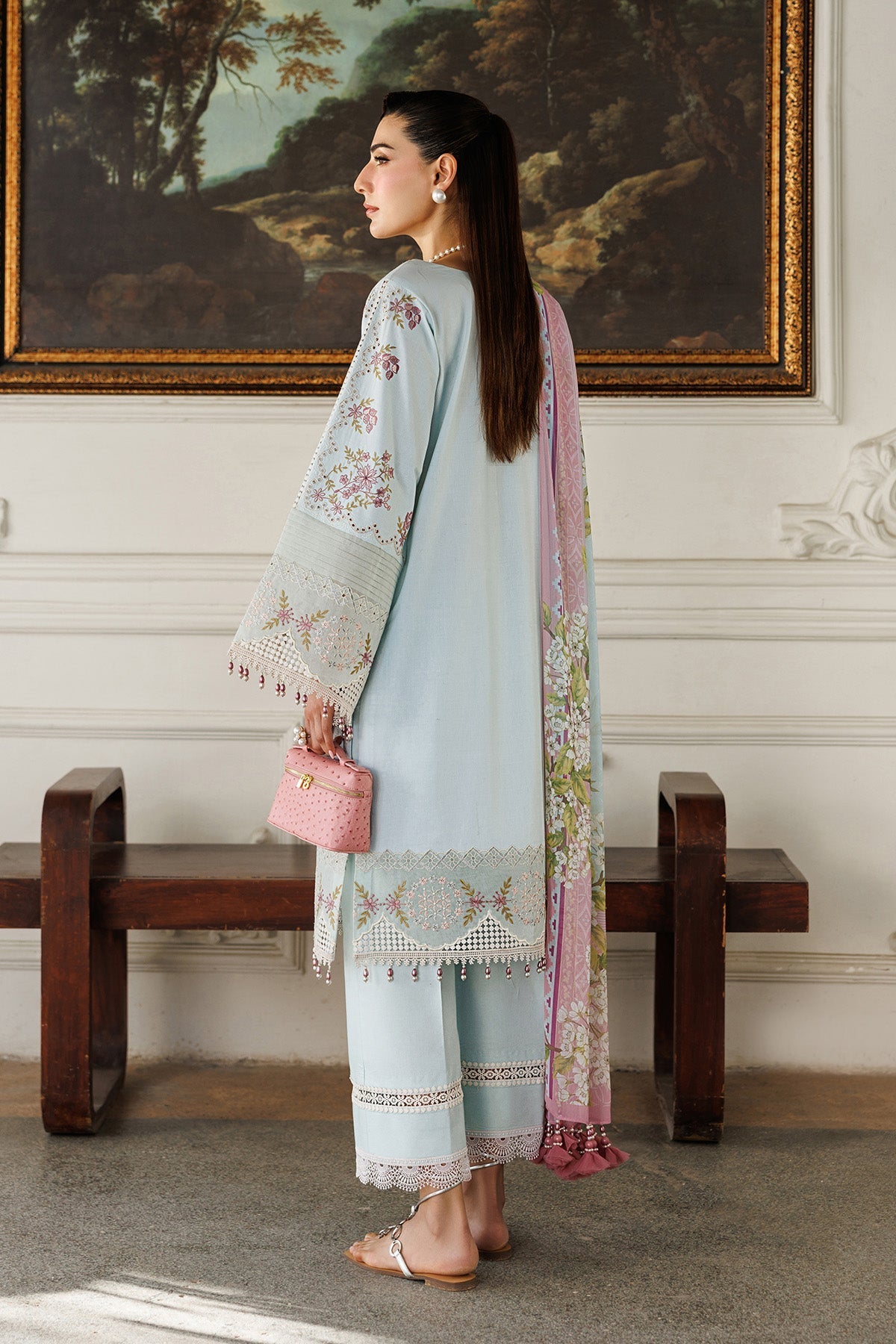 Alizeh | Eid Festive Lawn | AF-EL-7050-Sabrina - Luxury Dress - available at Maria Faisal in UK and USA.