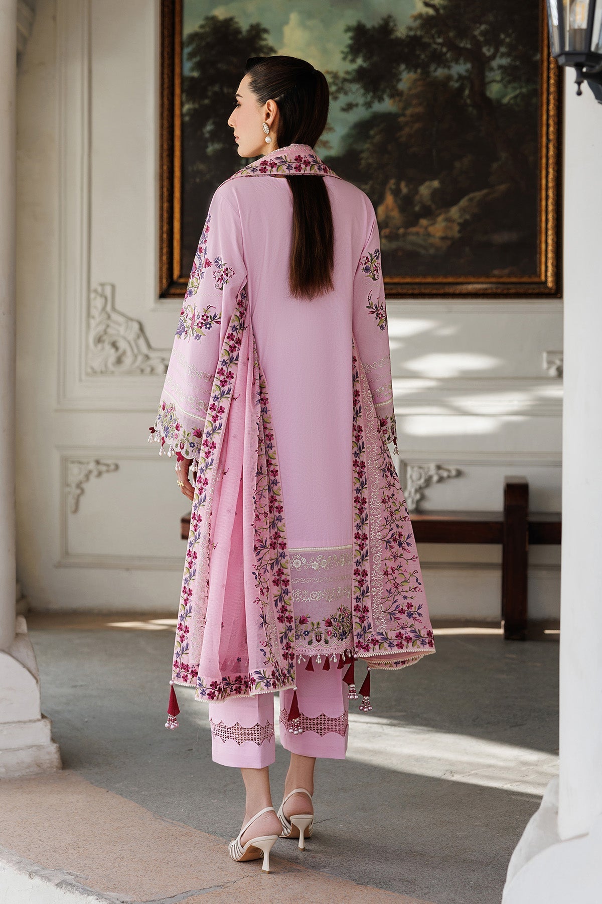 Alizeh | Eid Festive Lawn | AF-EL-7052-Truba - Luxury Dress - available at Maria Faisal in UK and USA.