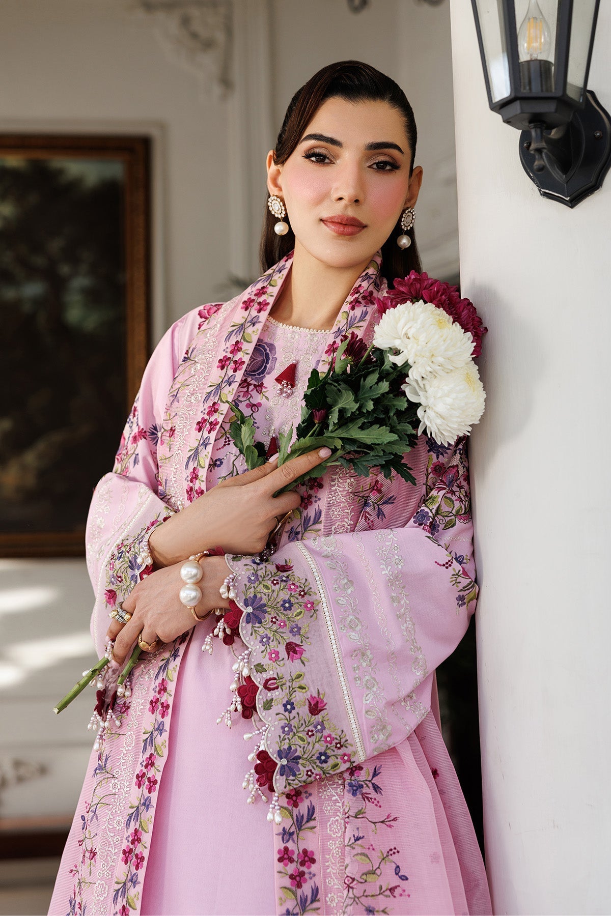 Alizeh | Eid Festive Lawn | AF-EL-7052-Truba - Luxury Dress - available at Maria Faisal in UK and USA.
