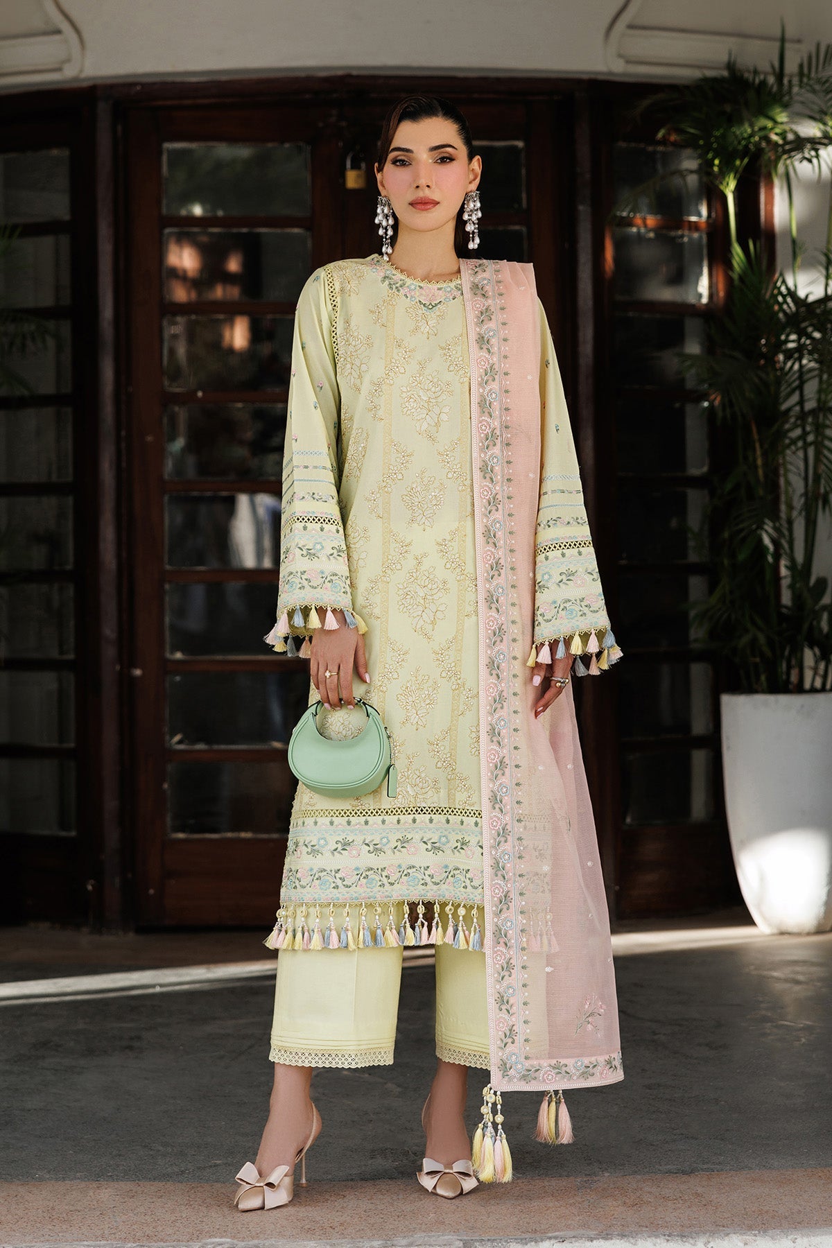 Alizeh | Eid Festive Lawn | AF-EL-7054-Faha - Luxury Dress - available at Maria Faisal in UK and USA.