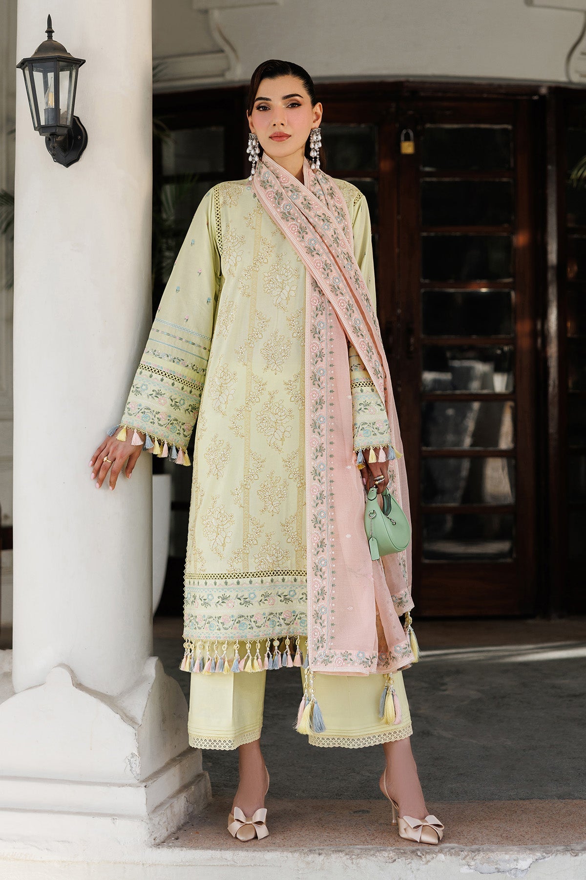 Alizeh | Eid Festive Lawn | AF-EL-7054-Faha - Luxury Dress - available at Maria Faisal in UK and USA.