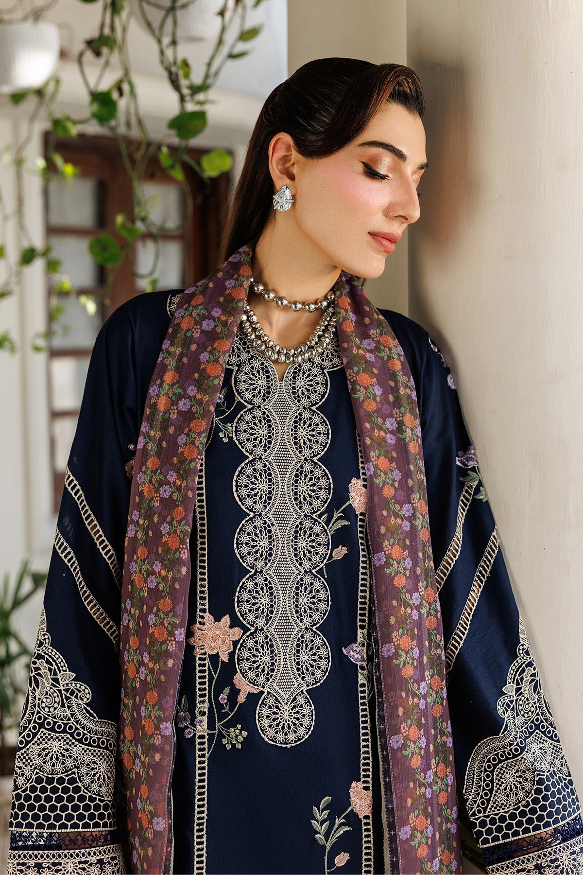 Alizeh | Eid Festive Lawn | AF-EL-7055-Carol - Luxury Dress - available at Maria Faisal in UK and USA.