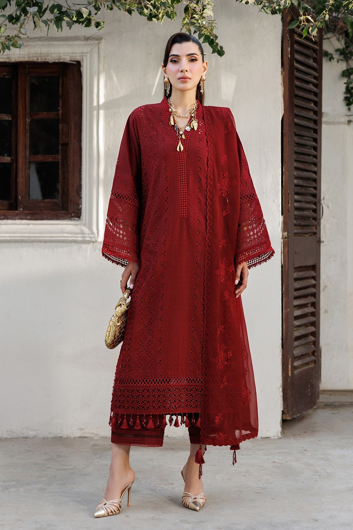 Alizeh | Eid Festive Lawn |AF-EL-7057-Zade - Luxury Dress - available at Maria Faisal in UK and USA.