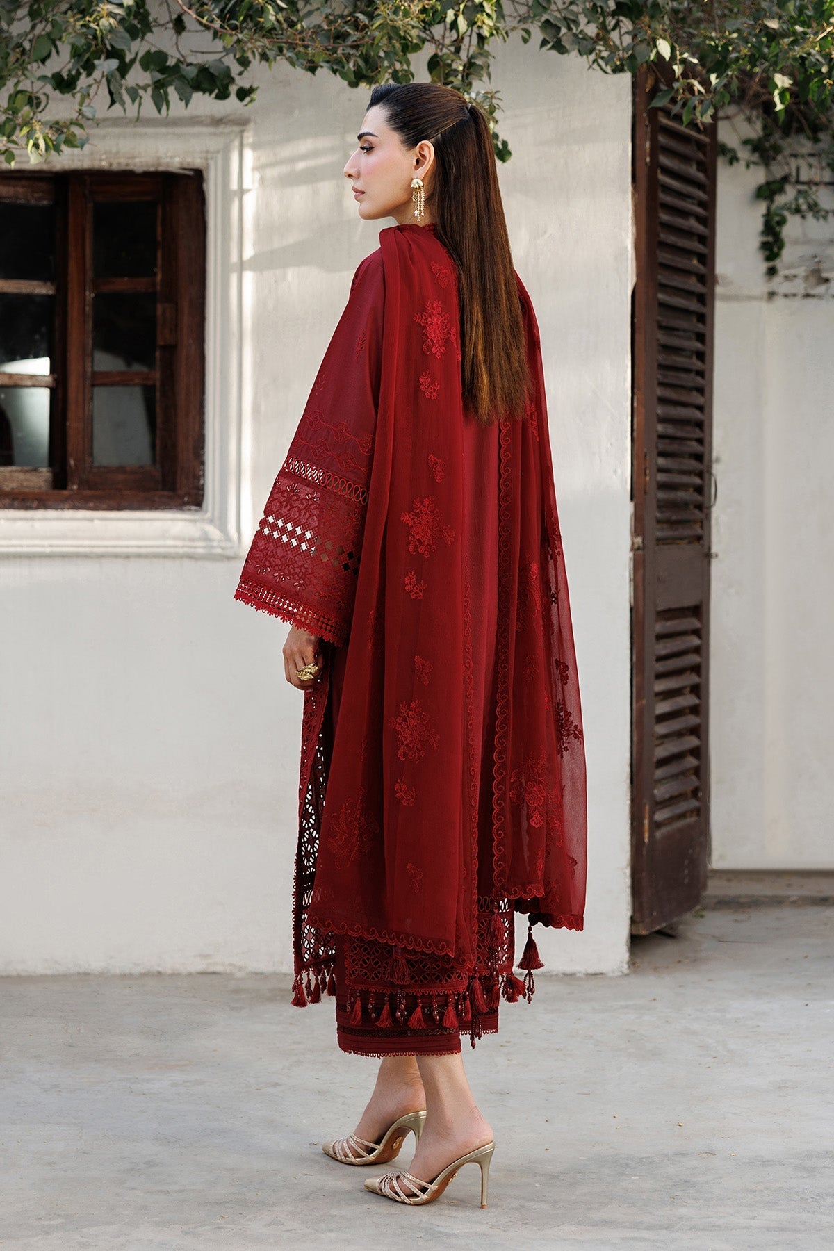 Alizeh | Eid Festive Lawn |AF-EL-7057-Zade - Luxury Dress - available at Maria Faisal in UK and USA.