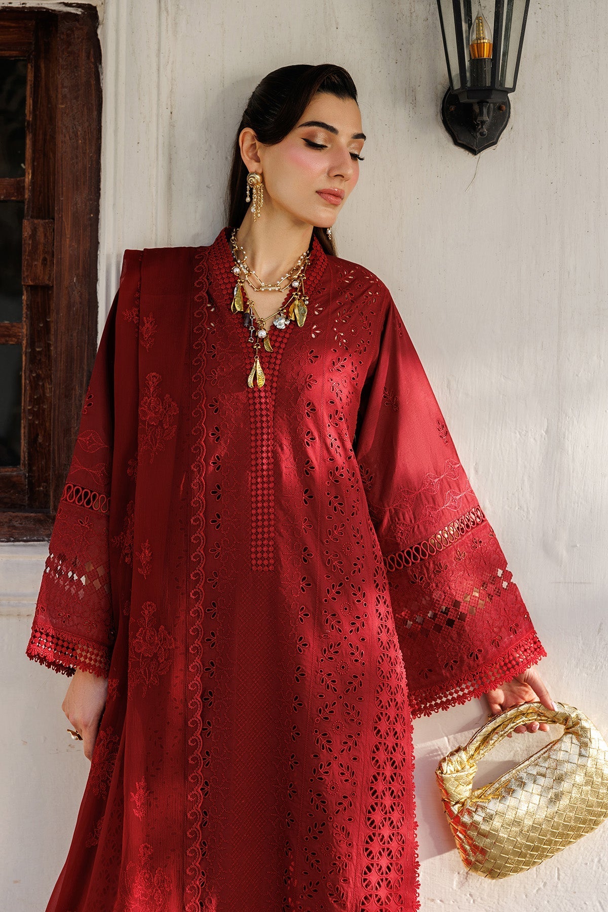 Alizeh | Eid Festive Lawn |AF-EL-7057-Zade - Luxury Dress - available at Maria Faisal in UK and USA.