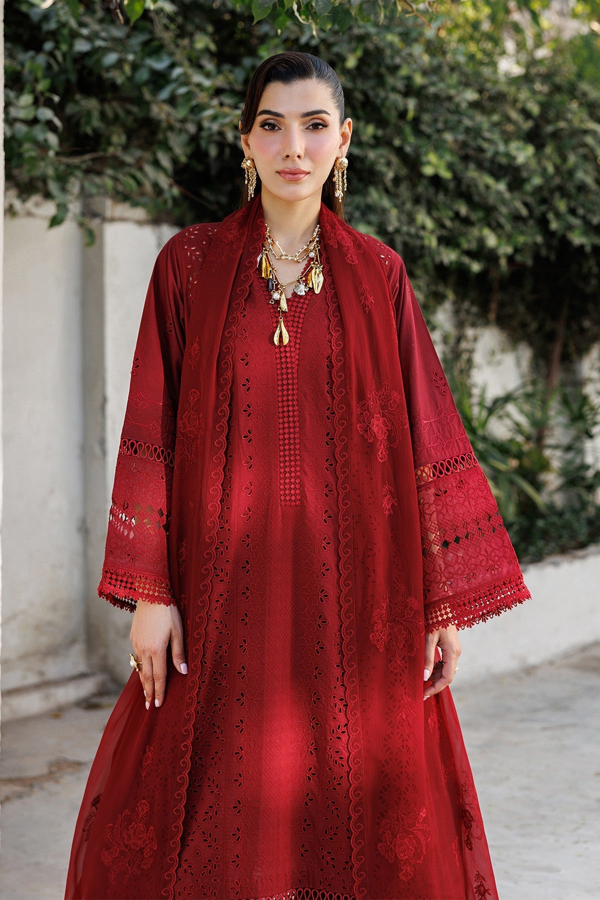Alizeh | Eid Festive Lawn |AF-EL-7057-Zade - Luxury Dress - available at Maria Faisal in UK and USA.