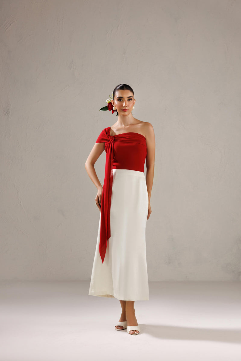 Caia | Basics 26 | Look 28 - Luxury Dress - available at Maria Faisal in UK and USA.