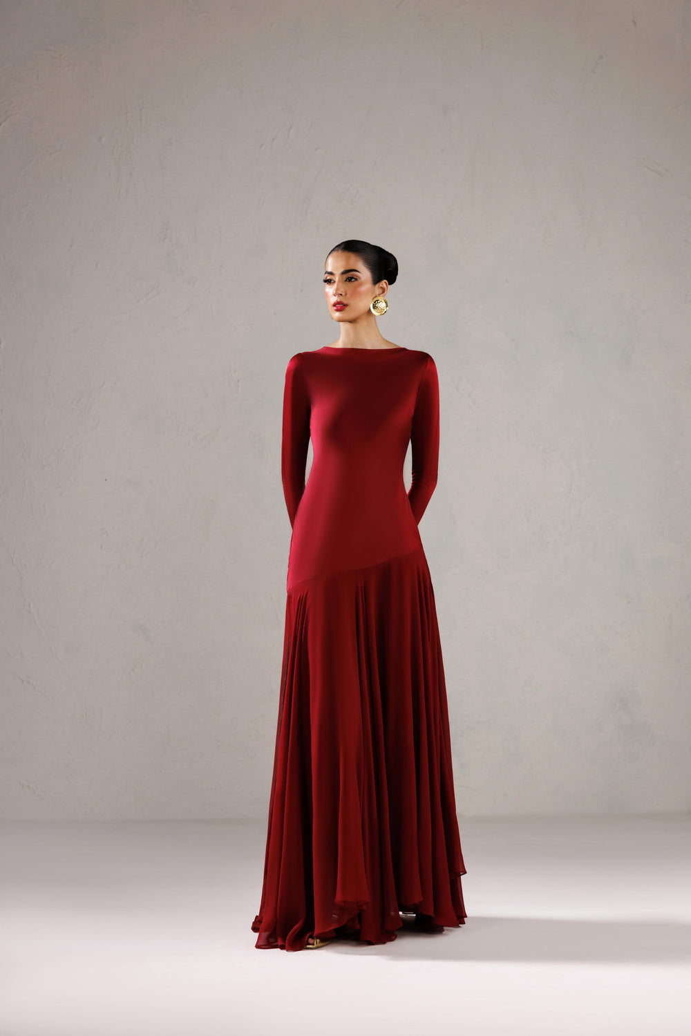 Caia | Basics 26 | Look 17 - Luxury Dress - available at Maria Faisal in UK and USA.