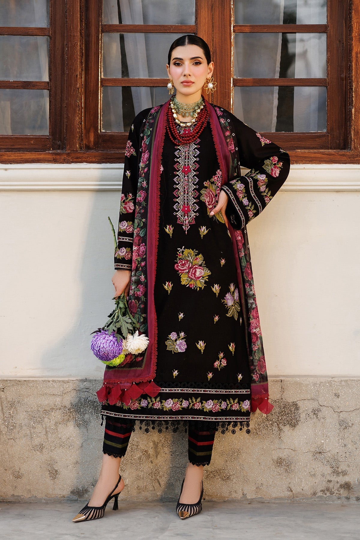 Alizeh | Eid Festive Lawn | AF-EL-7051-Vogue - Luxury Dress - available at Maria Faisal in UK and USA.