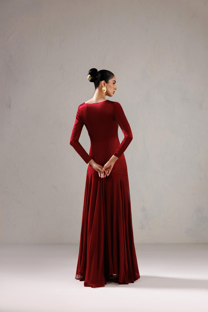 Caia | Basics 26 | Look 17 - Luxury Dress - available at Maria Faisal in UK and USA.