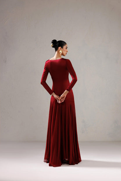 Caia | Basics 26 | Look 17 - Luxury Dress - available at Maria Faisal in UK and USA.