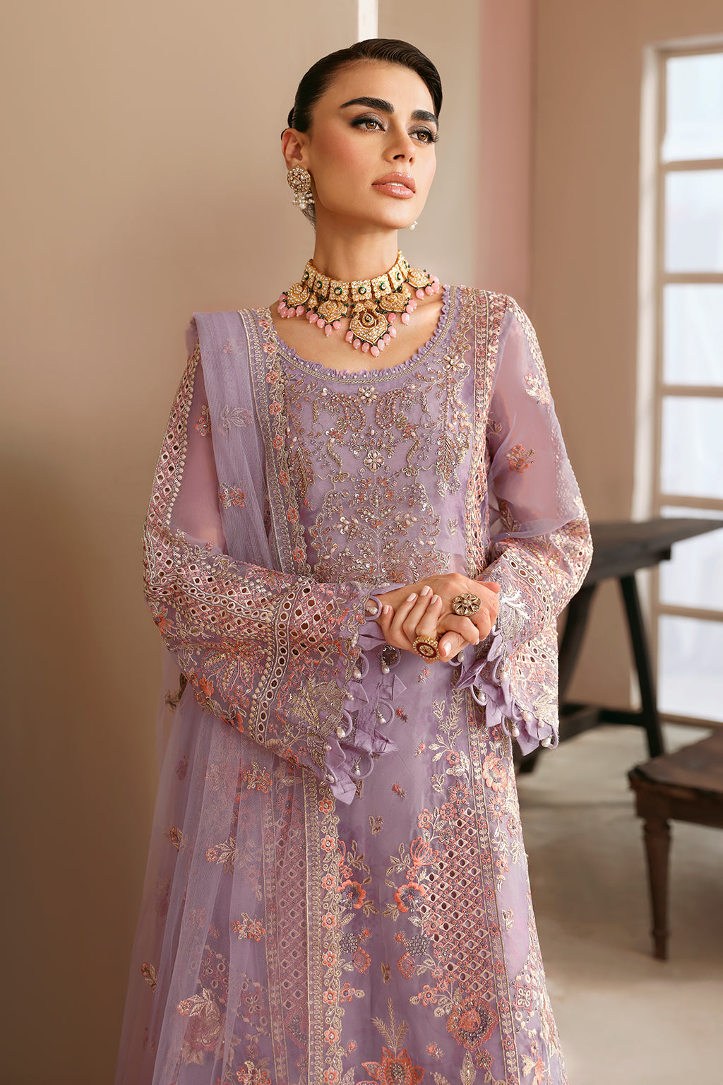Ramsha | Festive Formals | E-201 - Formal Dress - available at Maria Faisal in UK and USA.