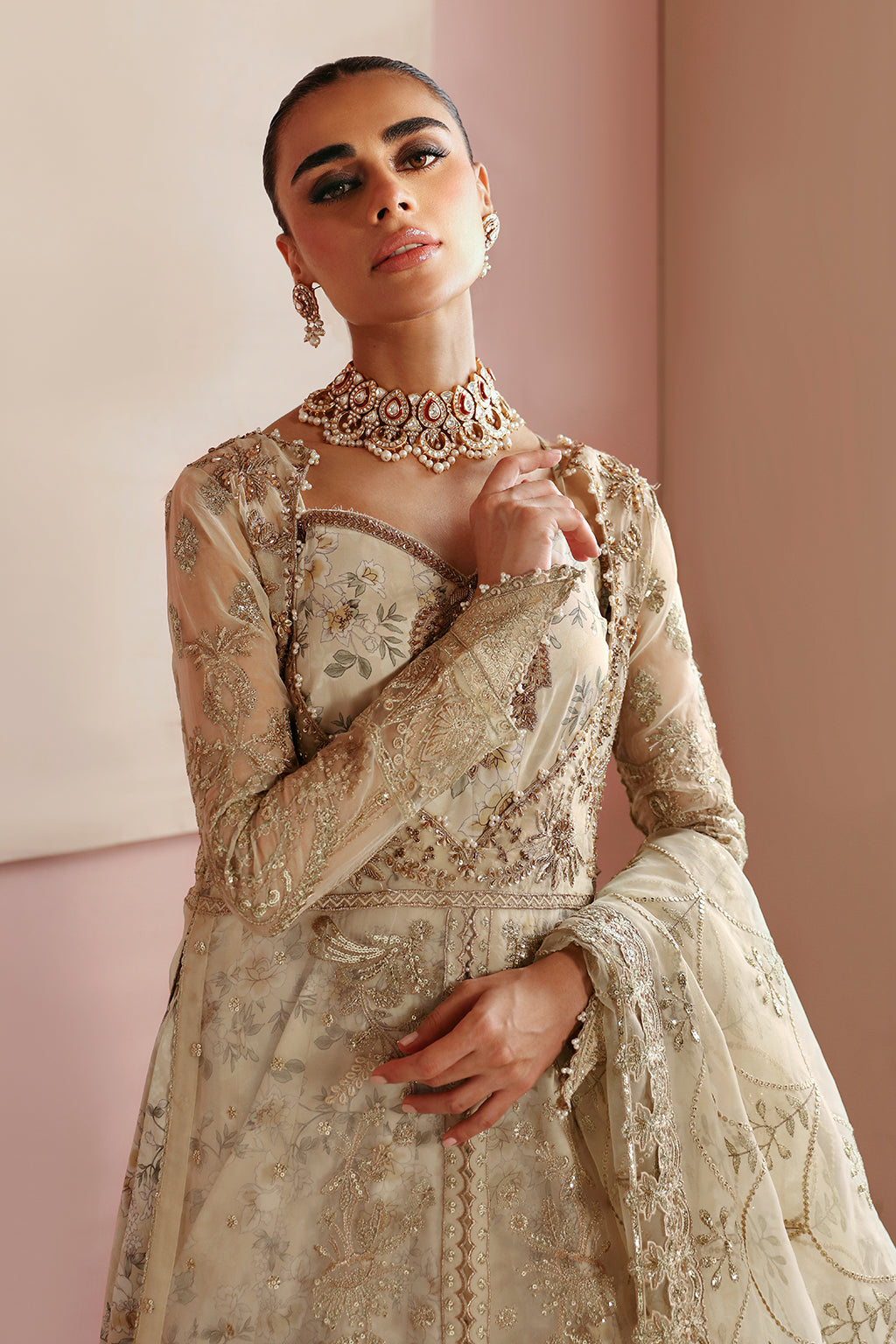 Ramsha | Festive Formals | E-202 - Formal Dress - available at Maria Faisal in UK and USA.