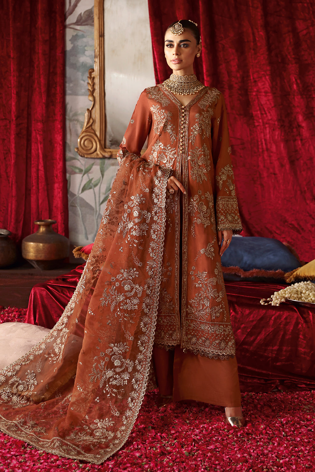 Shagna | Premium Raw Silk | Zarish S-02 - Ladies Clothes - Maria Faisal